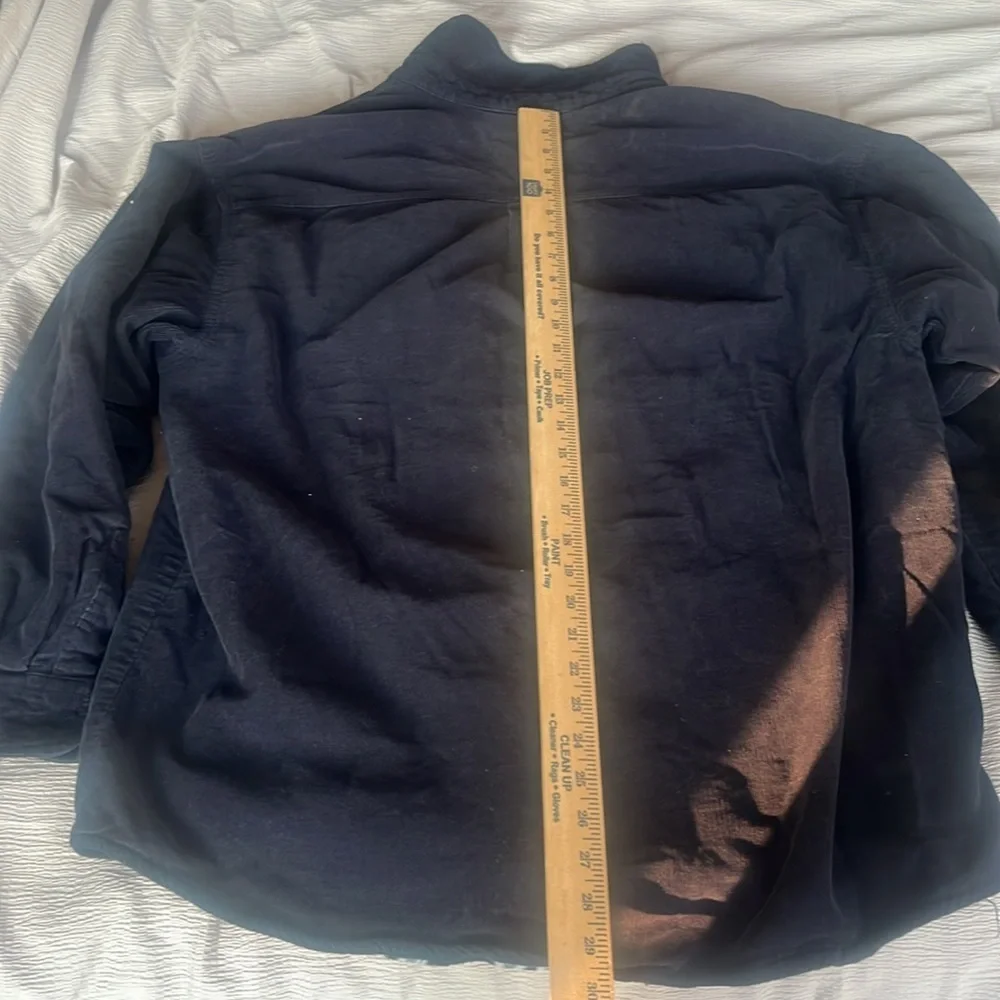 Levi's navy blue jacket with Plaid Interior XL